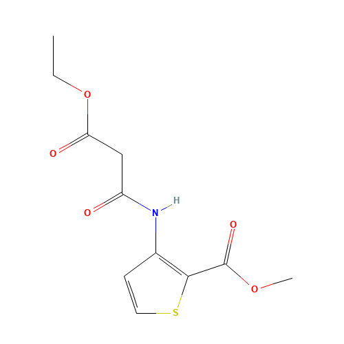methyl 3-[(3-ethoxy-3-oxopropanoyl)amino]thiophene-2-carboxylate (CAS: 74695-29-7) - Related Chemical Product