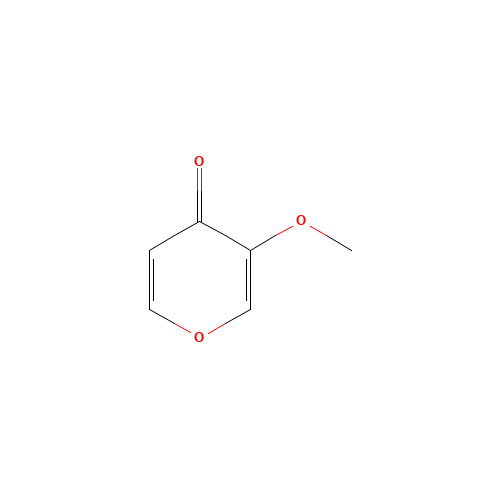 3-methoxypyran-4-one (CAS: 1193-64-2) - Chemical Structure and Molecular Formula 
