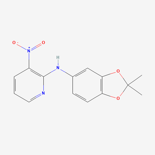 N-(2,2-dimethyl-1,3-benzodioxol-5-yl)-3-nitropyridin-2-amine (CAS: 61963-89-1) - Related Chemical Product