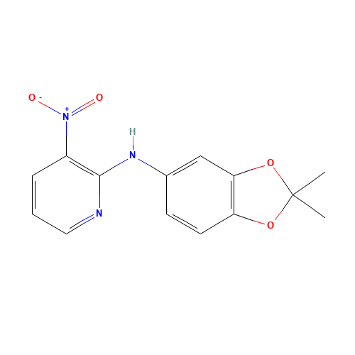 N-(2,2-dimethyl-1,3-benzodioxol-5-yl)-3-nitropyridin-2-amine (CAS: 61963-89-1) - Related Chemical Product