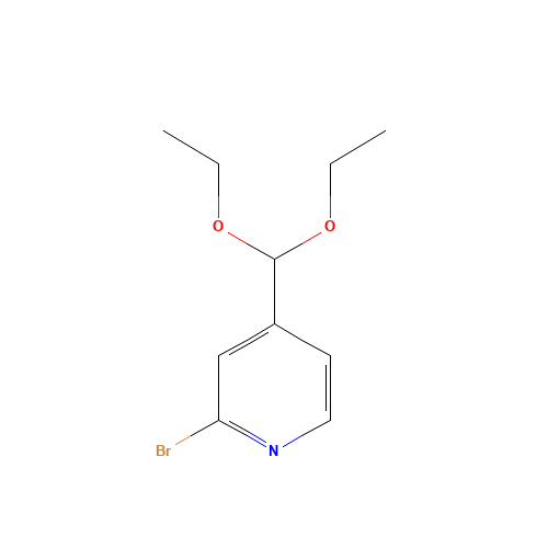 2-bromo-4-(diethoxymethyl)pyridine (CAS: 737000-79-2) - Related Chemical Product
