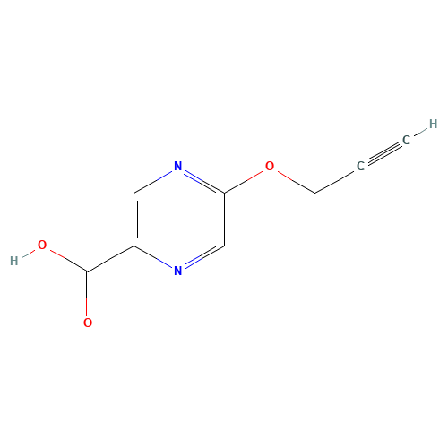 5-prop-2-ynoxypyrazine-2-carboxylic acid (CAS: 1343058-10-5) - Related Chemical Product