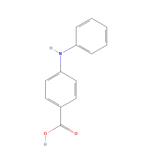 4-anilinobenzoic acid (CAS: 17040-20-9) - Chemical Structure and Molecular Formula 