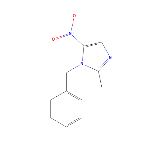 1-benzyl-2-methyl-5-nitroimidazole (CAS: 13230-44-9) - Related Chemical Product