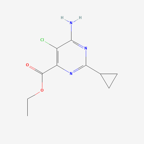 ethyl 6-amino-5-chloro-2-cyclopropylpyrimidine-4-carboxylate (CAS: 858954-79-7) - Related Chemical Product