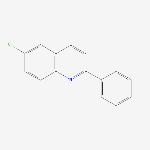 6-chloro-2-phenylquinoline (CAS: 60301-56-6) - Chemical Structure and Molecular Formula 