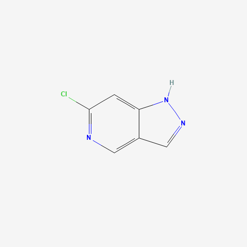 6-chloro-1H-pyrazolo[4,3-c]pyridine (CAS: 1206979-33-0) - Chemical Structure and Molecular Formula 