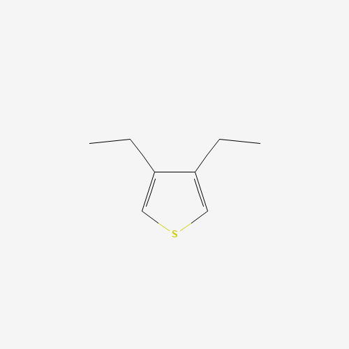 3,4-diethylthiophene (CAS: 35686-14-7) - Chemical Structure and Molecular Formula 