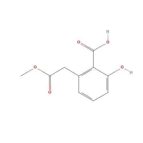2-hydroxy-6-(2-methoxy-2-oxoethyl)benzoic acid (CAS: 74794-59-5) - Related Chemical Product