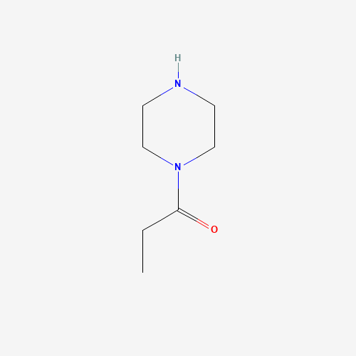 1-piperazin-1-ylpropan-1-one (CAS: 76816-54-1) - Chemical Structure and Molecular Formula 