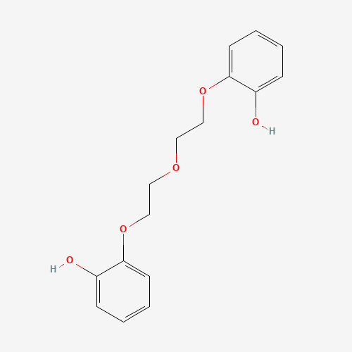 2-[2-[2-(2-hydroxyphenoxy)ethoxy]ethoxy]phenol (CAS: 23116-94-1) - Chemical Structure and Molecular Formula 