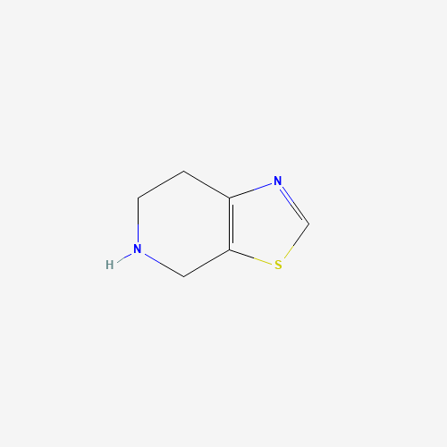 4,5,6,7-tetrahydro-[1,3]thiazolo[5,4-c]pyridine (CAS: 165948-23-2) - Chemical Structure and Molecular Formula 