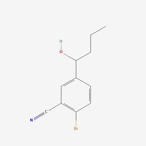 2-bromo-5-(1-hydroxybutyl)benzonitrile (CAS: 1383801-98-6) - Related Chemical Product