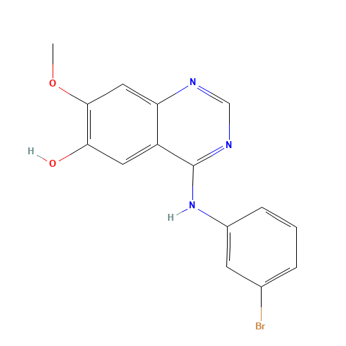 4-(3-bromoanilino)-7-methoxyquinazolin-6-ol (CAS: 295330-61-9) - Related Chemical Product