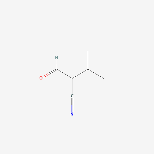 2-formyl-3-methylbutanenitrile (CAS: 771510-15-7) - Chemical Structure and Molecular Formula 