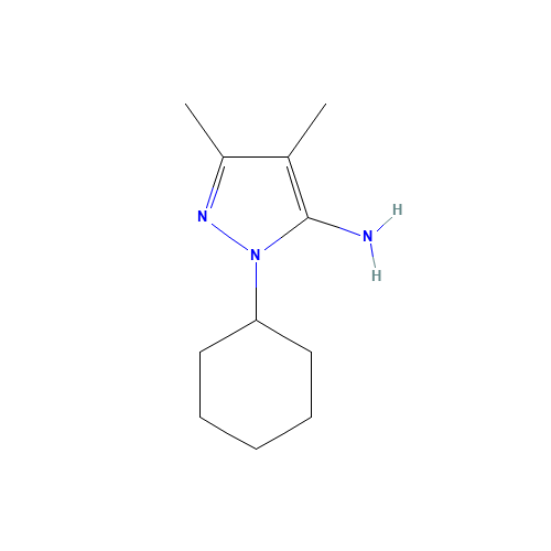 2-cyclohexyl-4,5-dimethylpyrazol-3-amine (CAS: 1250595-39-1) - Related Chemical Product