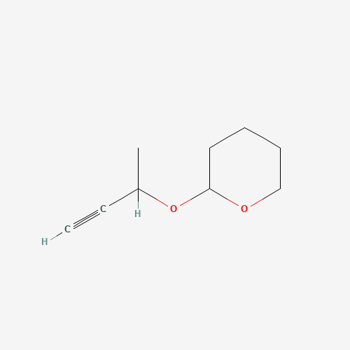 2-but-3-yn-2-yloxyoxane (CAS: 57188-99-5) - Chemical Structure and Molecular Formula 