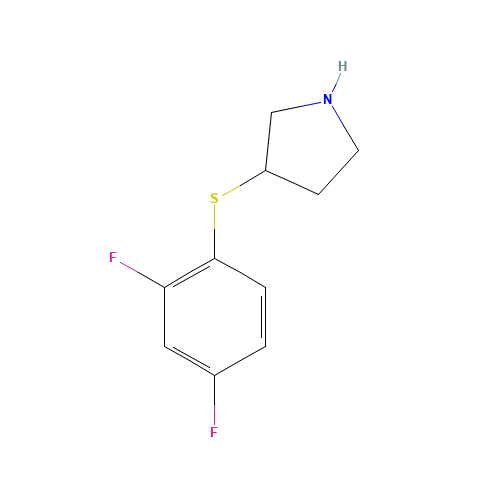 3-(2,4-difluorophenyl)sulfanylpyrrolidine (CAS: 1248500-85-7) - Related Chemical Product