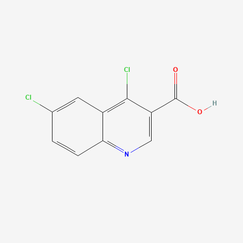 4,6-dichloroquinoline-3-carboxylic acid (CAS: 179024-68-1) - Chemical Structure and Molecular Formula 