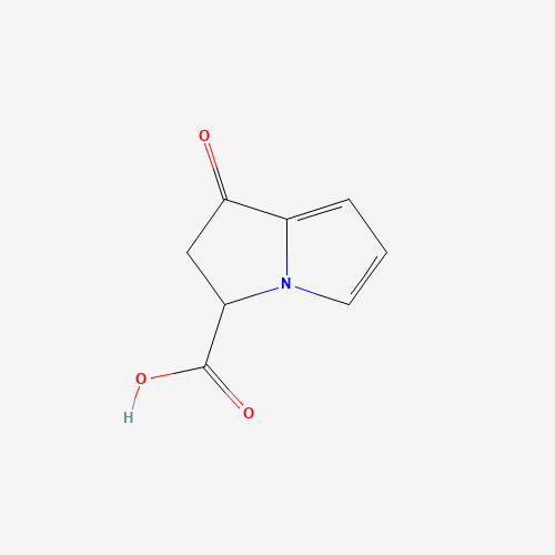 1-oxo-2,3-dihydropyrrolizine-3-carboxylic acid (CAS: 716362-06-0) - Chemical Structure and Molecular Formula 
