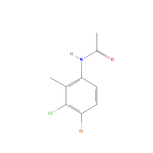 N-(4-bromo-3-chloro-2-methylphenyl)acetamide (CAS: 125328-80-5) - Related Chemical Product