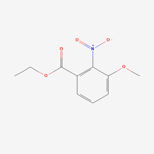 ethyl 3-methoxy-2-nitrobenzoate (CAS: 10573-02-1) - Chemical Structure and Molecular Formula 
