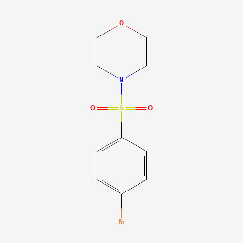 4-(4-bromophenyl)sulfonylmorpholine (CAS: 834-67-3) - Chemical Structure and Molecular Formula 