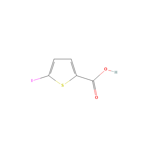 5-iodothiophene-2-carboxylic acid (CAS: 60166-85-0) - Chemical Structure and Molecular Formula 