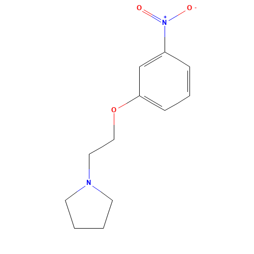 1-[2-(3-nitrophenoxy)ethyl]pyrrolidine (CAS: 92848-18-5) - Related Chemical Product