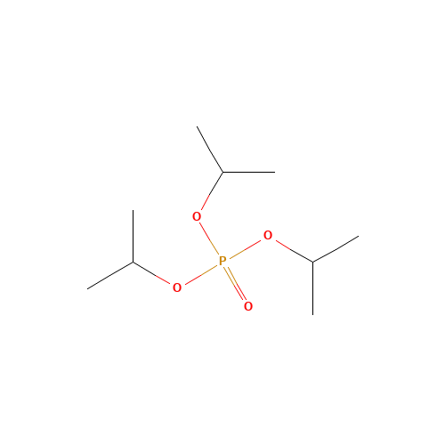 tripropan-2-yl phosphate (CAS: 513-02-0) - Chemical Structure and Molecular Formula 