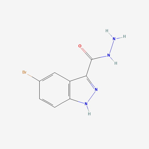 5-bromo-1H-indazole-3-carbohydrazide (CAS: 68767-61-3) - Chemical Structure and Molecular Formula 