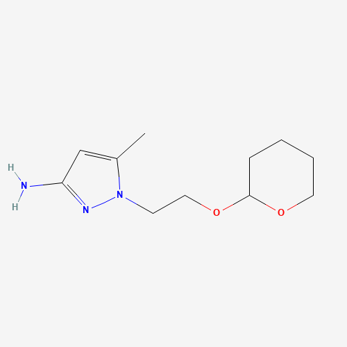5-methyl-1-[2-(oxan-2-yloxy)ethyl]pyrazol-3-amine (CAS: 1453213-01-8) - Related Chemical Product