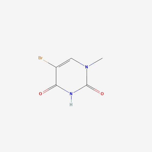 5-bromo-1-methylpyrimidine-2,4-dione (CAS: 6327-97-5) - Chemical Structure and Molecular Formula 