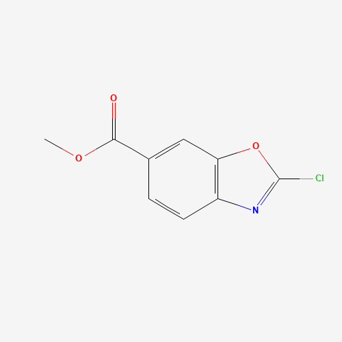 methyl 2-chloro-1,3-benzoxazole-6-carboxylate (CAS: 819076-91-0) - Chemical Structure and Molecular Formula 