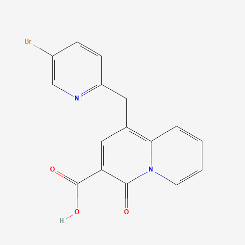 1-[(5-bromopyridin-2-yl)methyl]-4-oxoquinolizine-3-carboxylic acid (CAS: 1309081-35-3) - Related Chemical Product