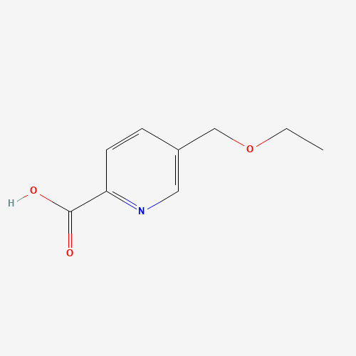 5-(ethoxymethyl)pyridine-2-carboxylic acid (CAS: 1201188-61-5) - Chemical Structure and Molecular Formula 