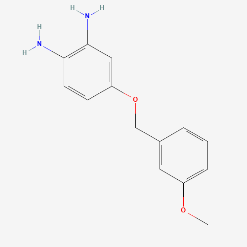 4-[(3-methoxyphenyl)methoxy]benzene-1,2-diamine (CAS: 1043424-77-6) - Related Chemical Product