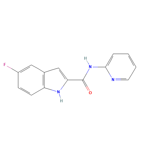 5-fluoro-N-pyridin-2-yl-1H-indole-2-carboxamide (CAS: 518060-39-4) - Related Chemical Product