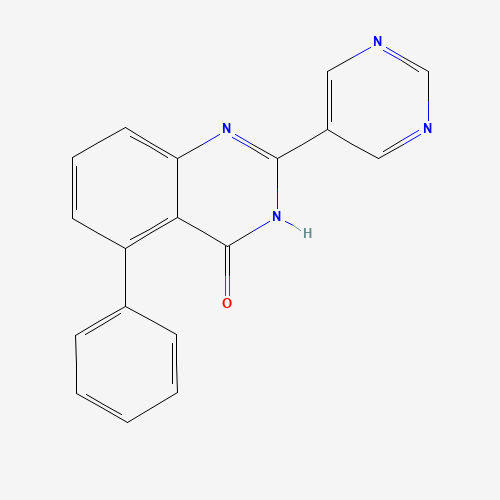 5-phenyl-2-pyrimidin-5-yl-1H-quinazolin-4-one (CAS: 1272356-69-0) - Related Chemical Product