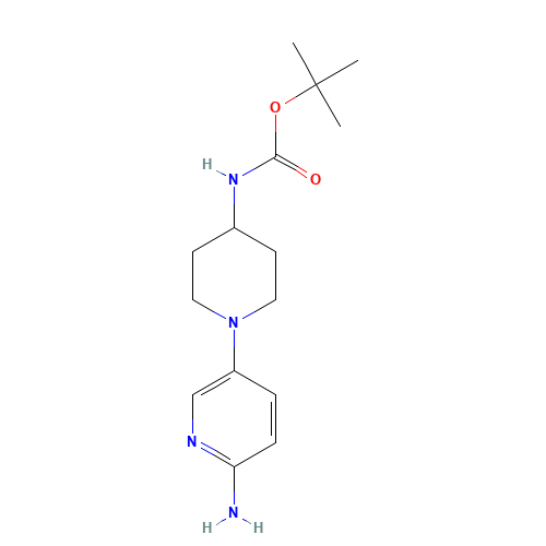 tert-butyl N-[1-(6-aminopyridin-3-yl)piperidin-4-yl]carbamate (CAS: 1231930-17-8) - Related Chemical Product