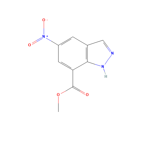 methyl 5-nitro-1H-indazole-7-carboxylate (CAS: 632291-85-1) - Related Chemical Product