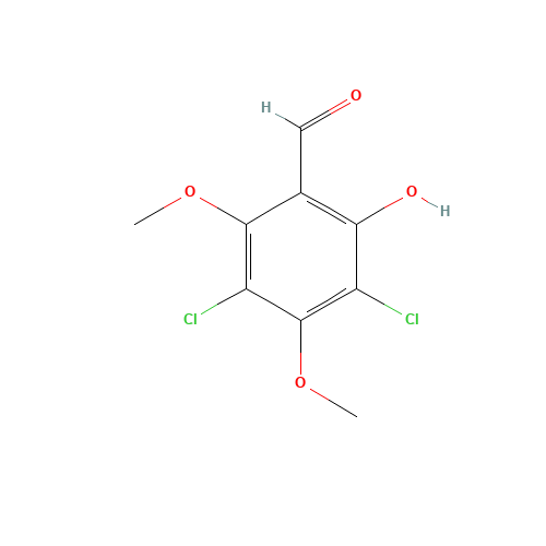 3,5-dichloro-2-hydroxy-4,6-dimethoxybenzaldehyde (CAS: 38730-66-4) - Related Chemical Product