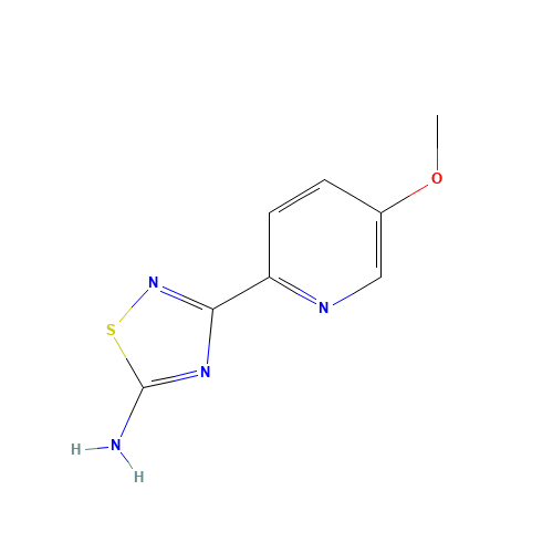 3-(5-methoxypyridin-2-yl)-1,2,4-thiadiazol-5-amine (CAS: 1179361-34-2) - Related Chemical Product