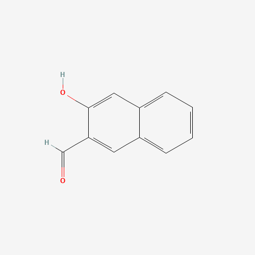 3-hydroxynaphthalene-2-carbaldehyde (CAS: 581-71-5) - Chemical Structure and Molecular Formula 