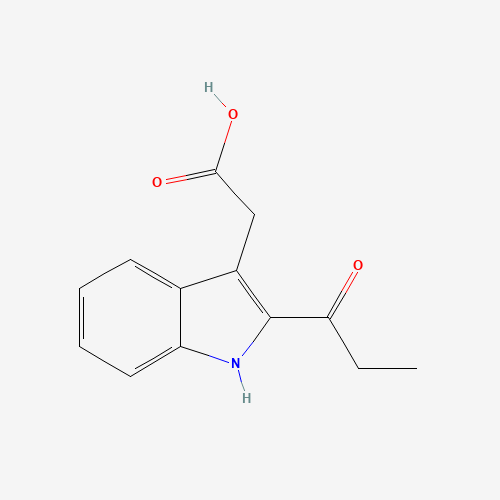 2-(2-propanoyl-1H-indol-3-yl)acetic acid (CAS: 33456-53-0) - Related Chemical Product