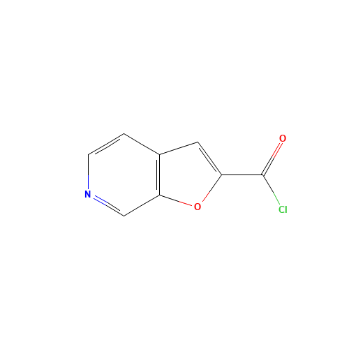 furo[2,3-c]pyridine-2-carbonyl chloride (CAS: 465531-08-2) - Chemical Structure and Molecular Formula 