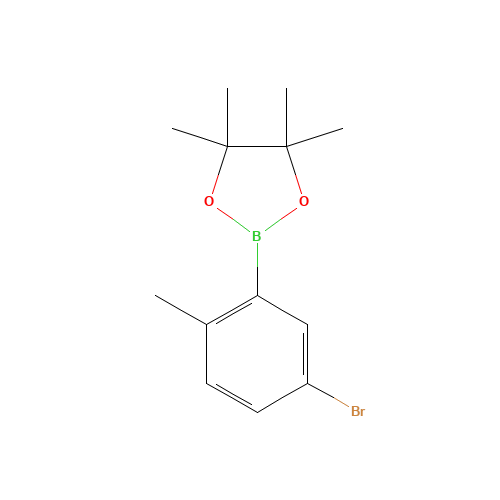 2-(5-bromo-2-methylphenyl)-4,4,5,5-tetramethyl-1,3,2-dioxaborolane (CAS: 1192051-39-0) - Related Chemical Product