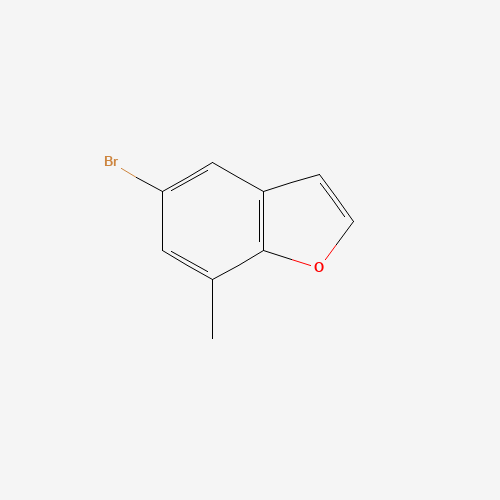 5-bromo-7-methyl-1-benzofuran (CAS: 170681-91-1) - Chemical Structure and Molecular Formula 
