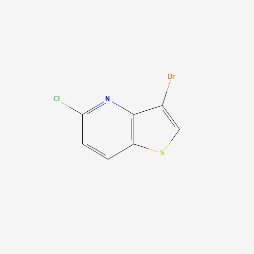 3-bromo-5-chlorothieno[3,2-b]pyridine (CAS: 912332-40-2) - Chemical Structure and Molecular Formula 