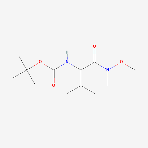 tert-butyl N-[1-[methoxy(methyl)amino]-3-methyl-1-oxobutan-2-yl]carbamate (CAS: 293329-55-2) - Related Chemical Product